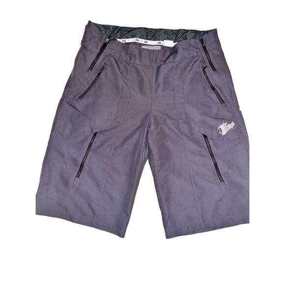 Fox‎ Racing Women's 12" Diva Shorts Adjustable Waist Dark Gray Size L - Picture 1 of 8